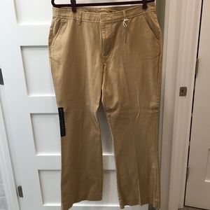 Tan pants - stretch material